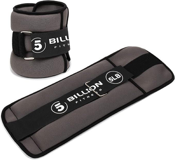 5BILLION Soft Walking Ankle Weights Workout for Leg Exercises, Weight