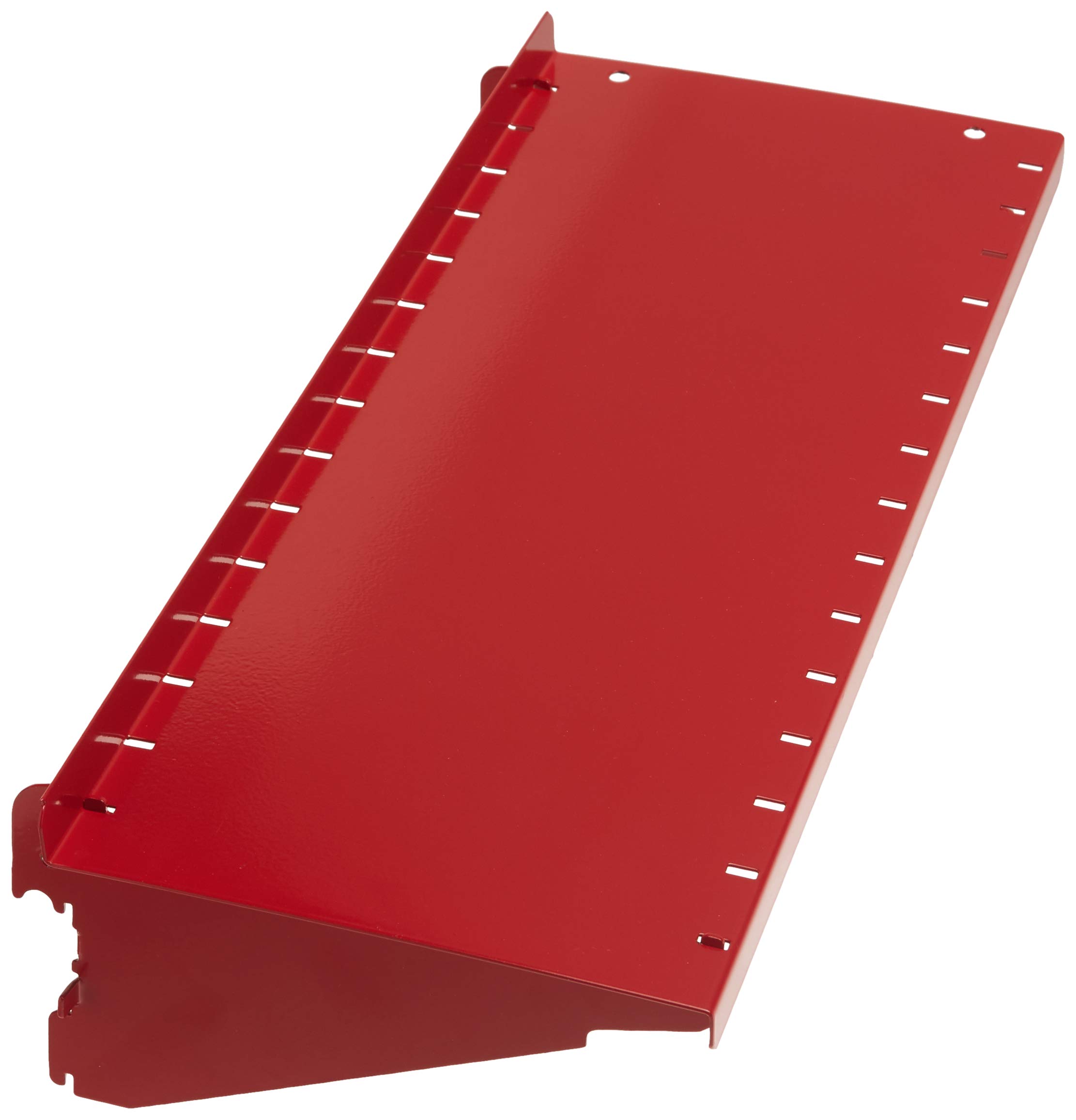 Wall Control Pegboard Shelf 6in Deep Pegboard Shelf Assembly Pegboard and Slotted Tool Board – Red
