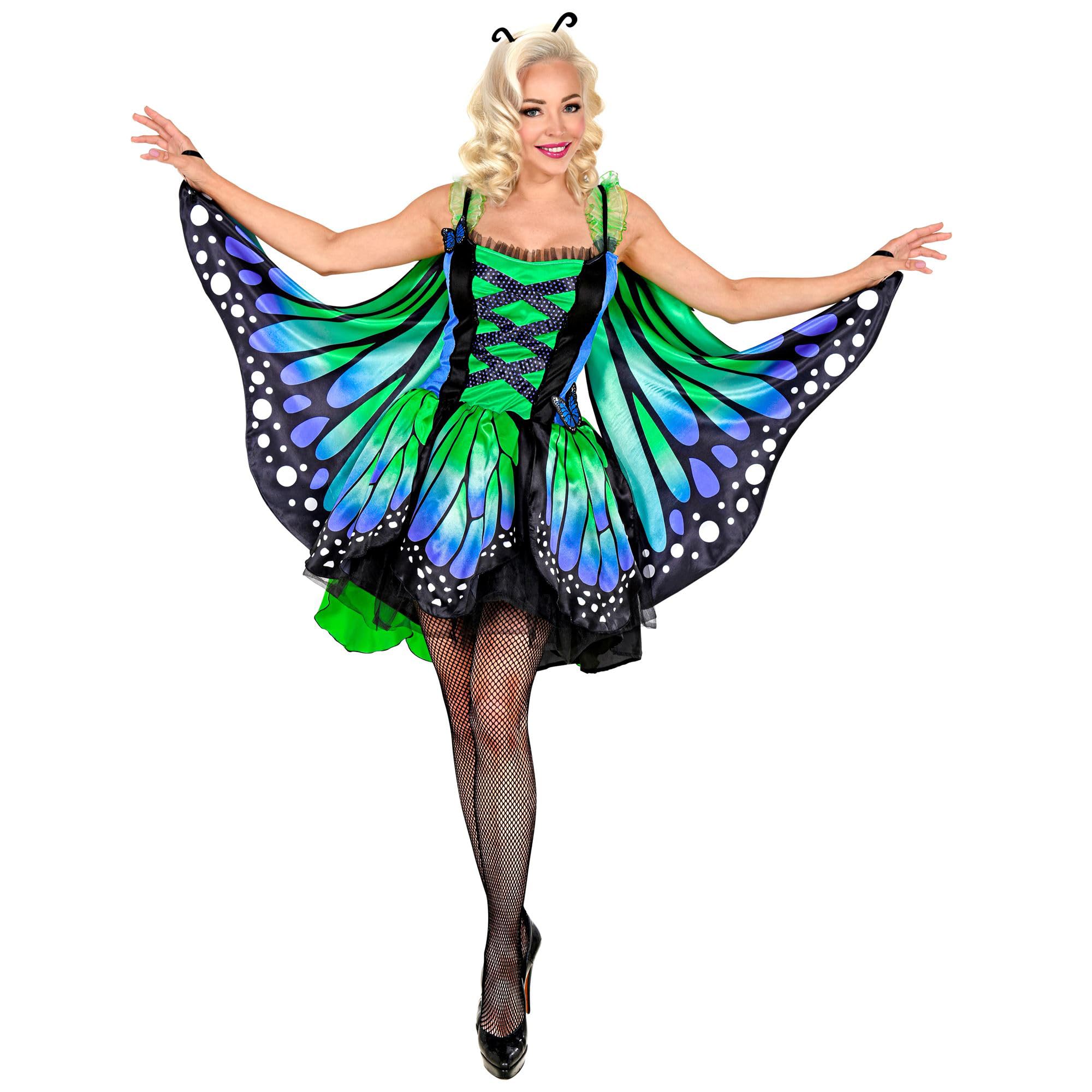 Widmann - Butterfly Costume, Dress with Tutu, Wings, Animal Costume, Fancy Dress Costumes, Carnival