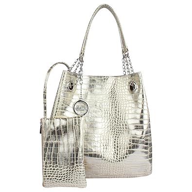 MEX Womens Shoulder Bag Gold HR-0253GO