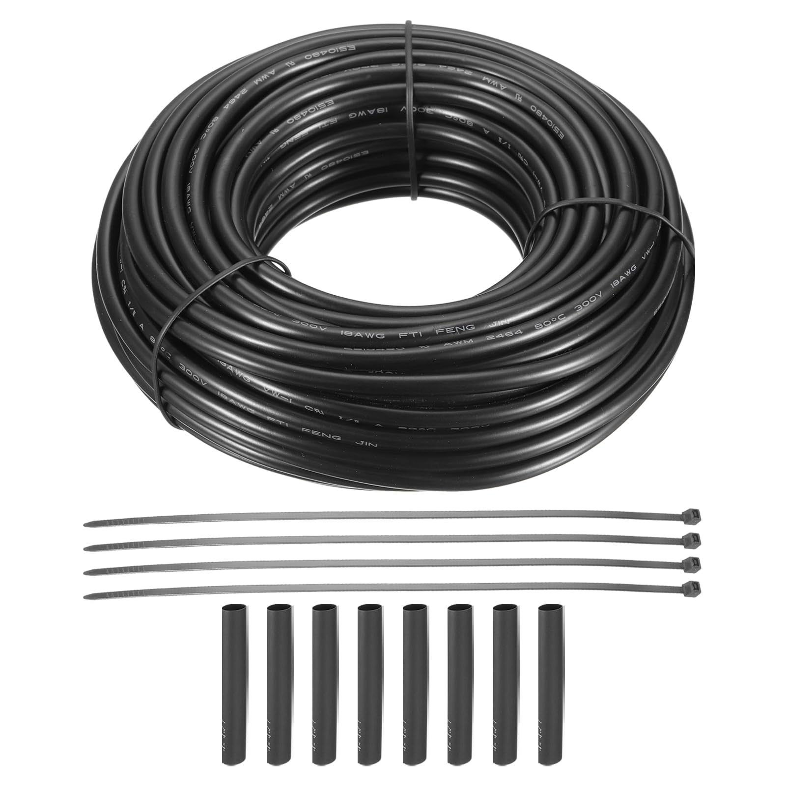 uxcell 20 Gauge Wire 2 Conductor Electrical Wire, 20 AWG Stranded PVC Cord, 20/2 Low Voltage Landscape Lighting Copper Cable for House Wiring Garage Trailer Boat Wiring, 15.2m/50ft