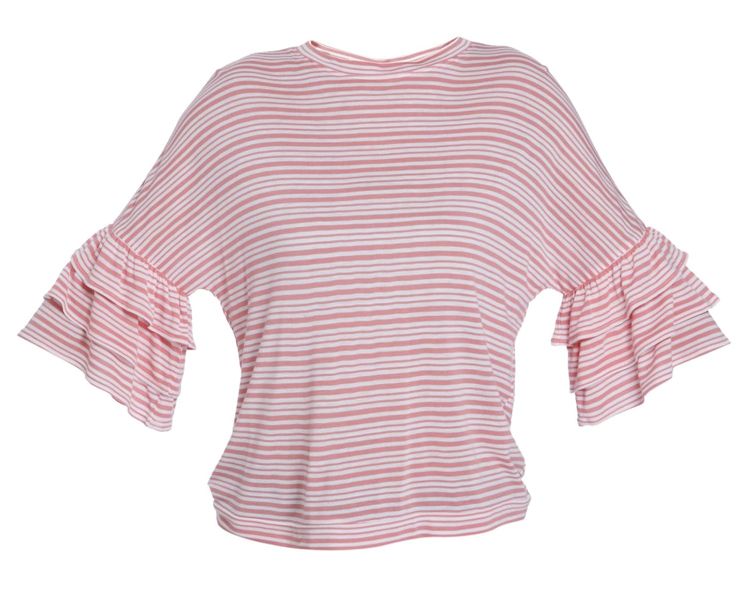 vero moda women's striped loose fit t-shirt