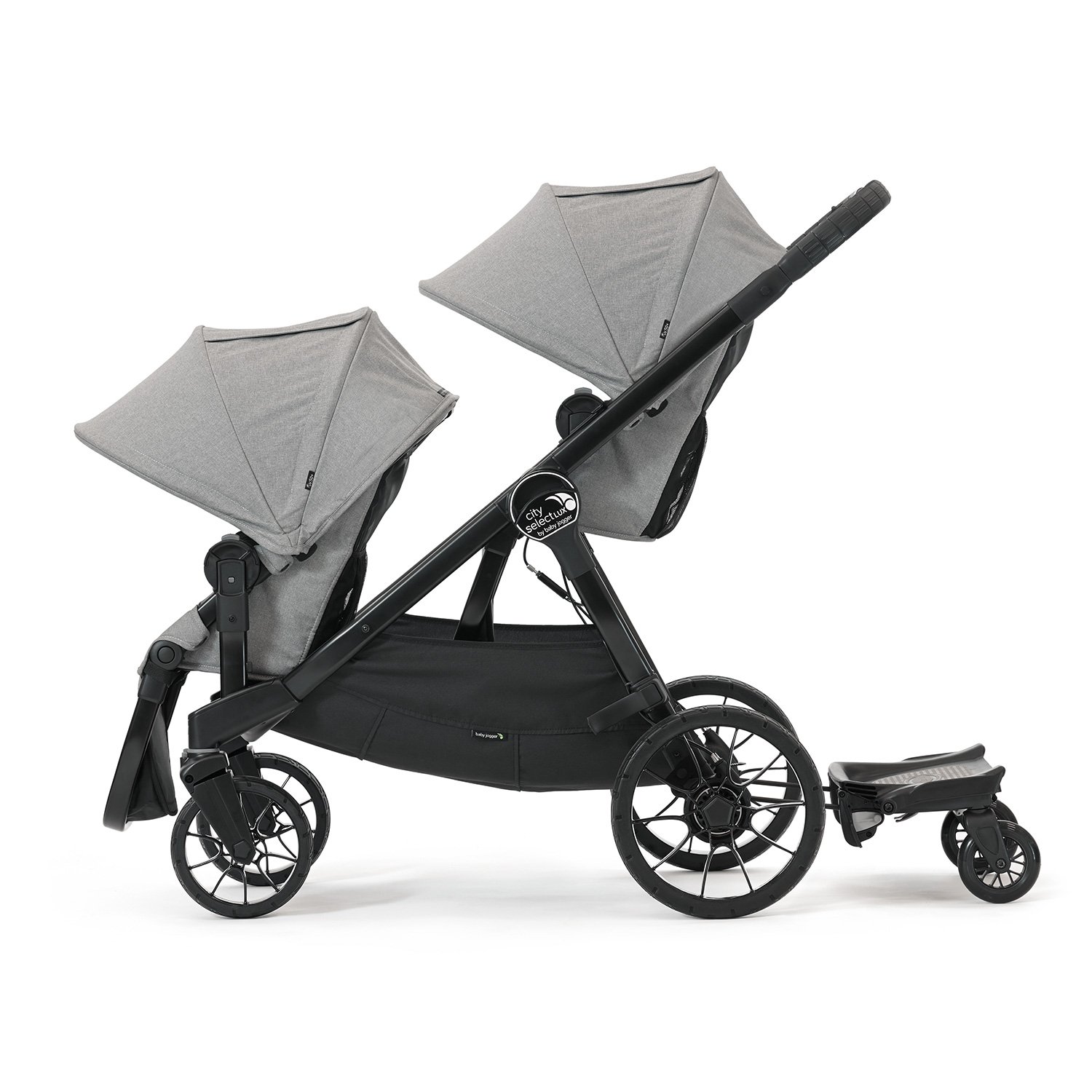 Jogger Double Baby Jogger City Select Kickboard Double Stroller