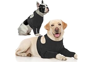 Nanaki Surgery Dog Recovery Suits for Front Legs, Dog Leg Sleeve to Stop Licking, Doggy Anti-Lick Wounds Pants, Pet Wound Cover Protective Sleeves Arm Protector for Injuries & Joint Pain