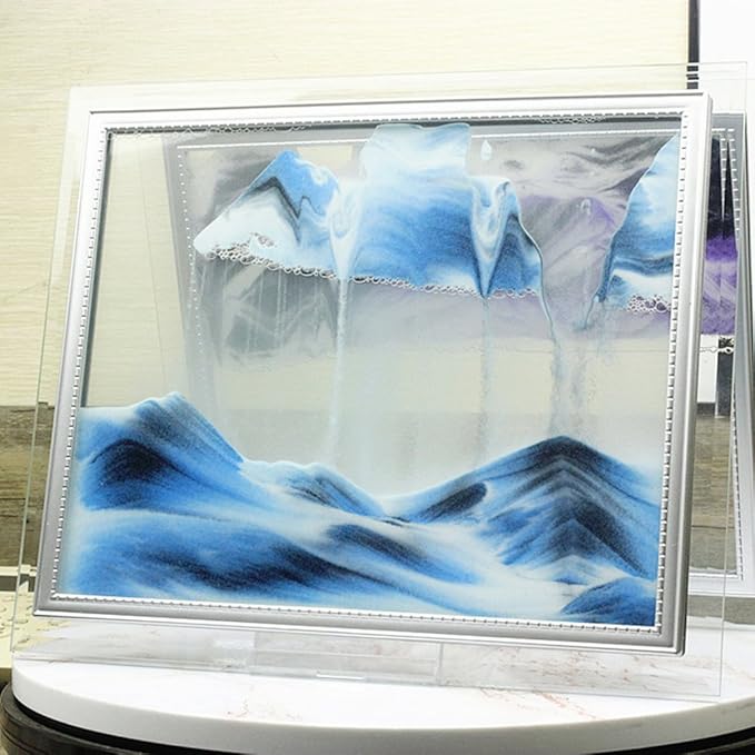 Dynamic Sand painting, 3D Desktop Moving Sand Art Picture Amazon.co.uk