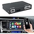 CARabc Wireless Carplay Android Auto Adapter for Toyota with Entune2.0 2014-2019, Fits for Tundra/Highlander/RAV4/Tacoma/Camry/Corolla/Avalon/Prius/CH-R/Sienna, Silver
