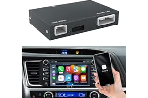 CARabc Wireless Carplay Android Auto Adapter for Toyota with Entune2.0 2014-2019, Fits for Tundra/Highlander/RAV4/Tacoma/Camry/Corolla/Avalon/Prius/CH-R/Sienna, Silver