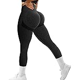 SZKANI Workout Leggings for Women Scrunch Butt Lifting Leggings Booty High Waist Yoga Pants Seamless Gym Tights