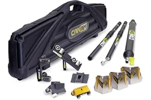 Can Am Goldcor Professional Tool Kit - (12pcs + Case) - Tool Set Complete with Hard Carrying Case for Any Professional Drywal