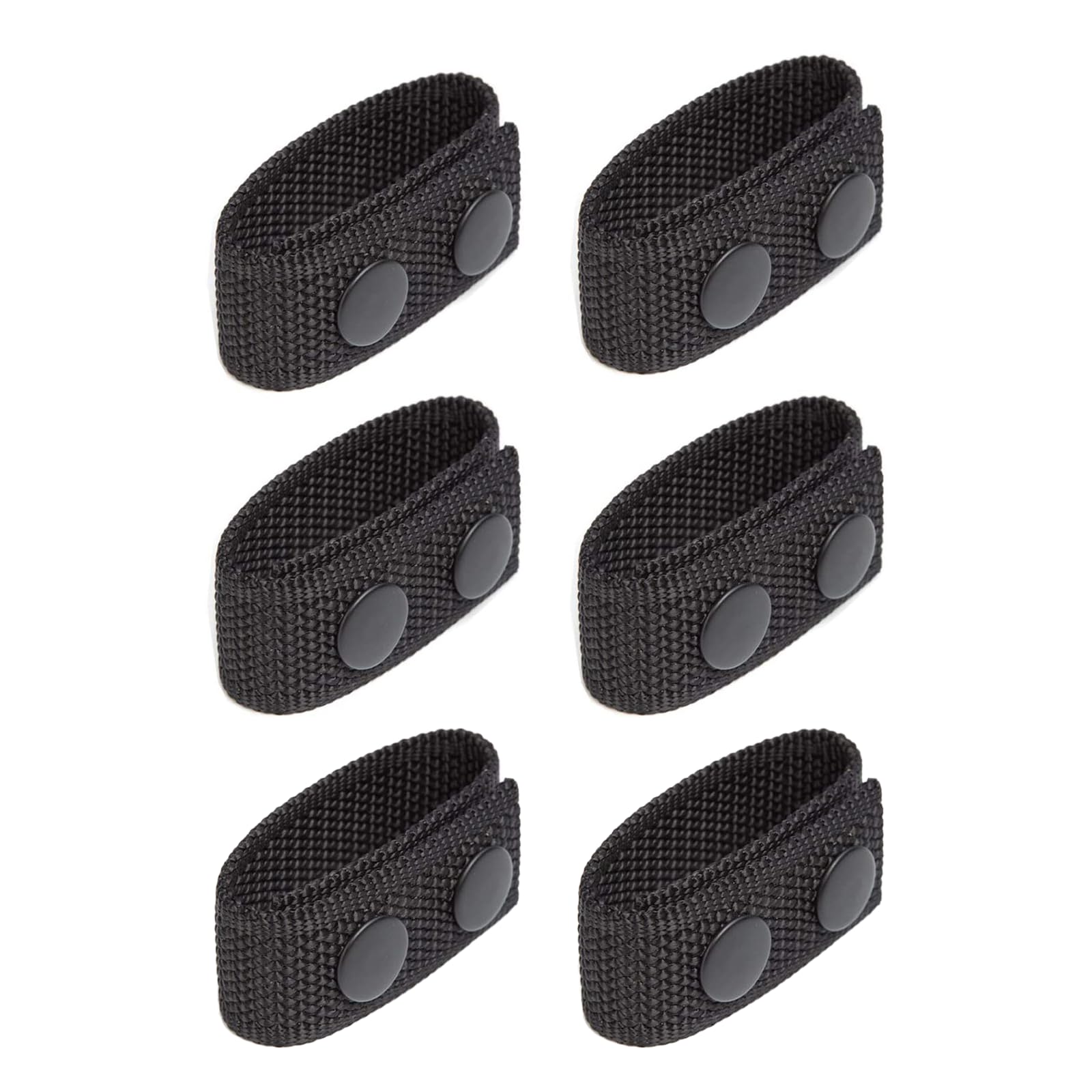 6 Pack Duty Belt Holder, Duty Belt Holder Nylon Belt Holder Police Nylon Belt Holder Double Snap Belt Holder Nylon belt keepers Tactical belt accessories Applicable to police belt management