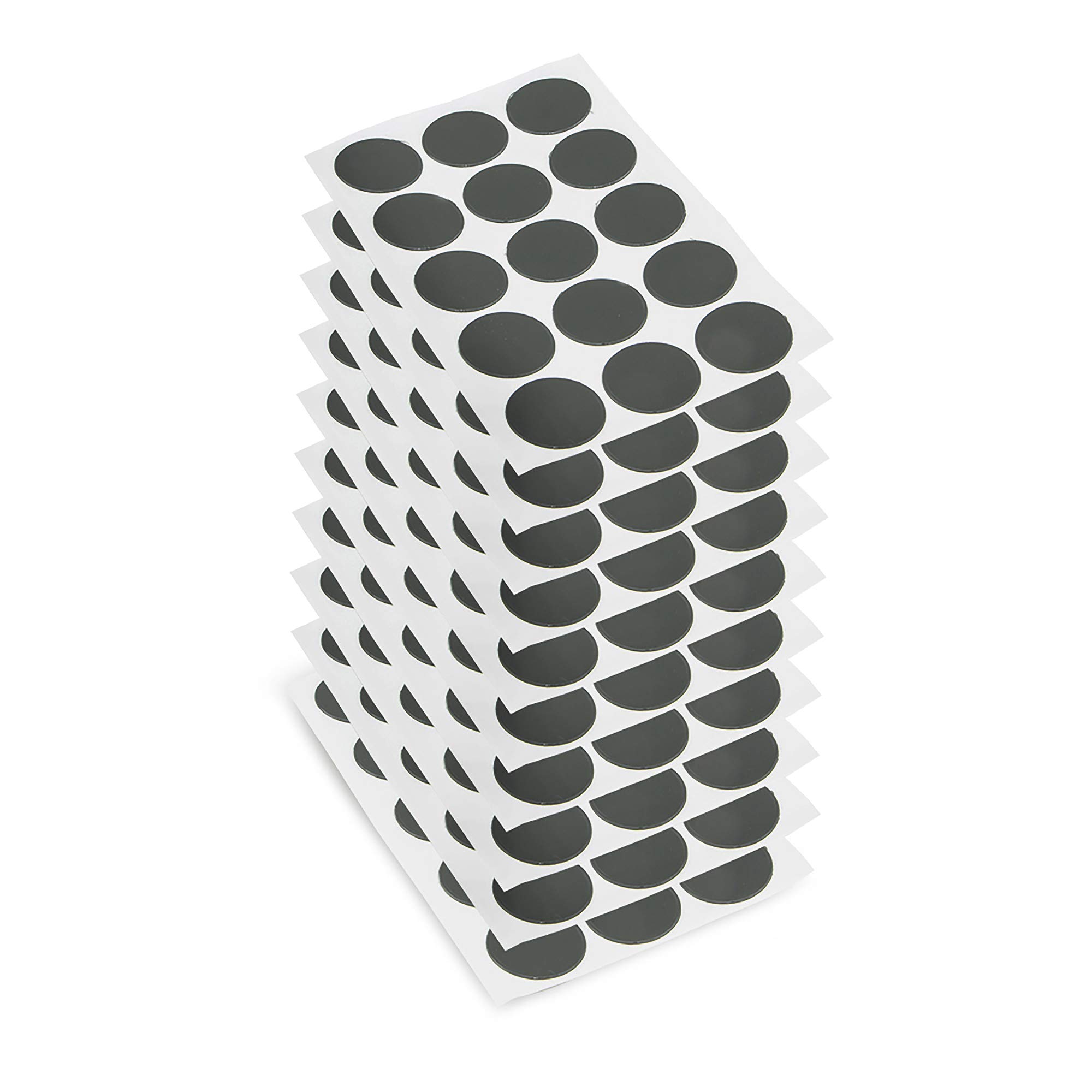 Emuca 4026623 Tapa Tornillos, Adhiva, Diameter 20 mm, Anthracite Grey, 150 UD.