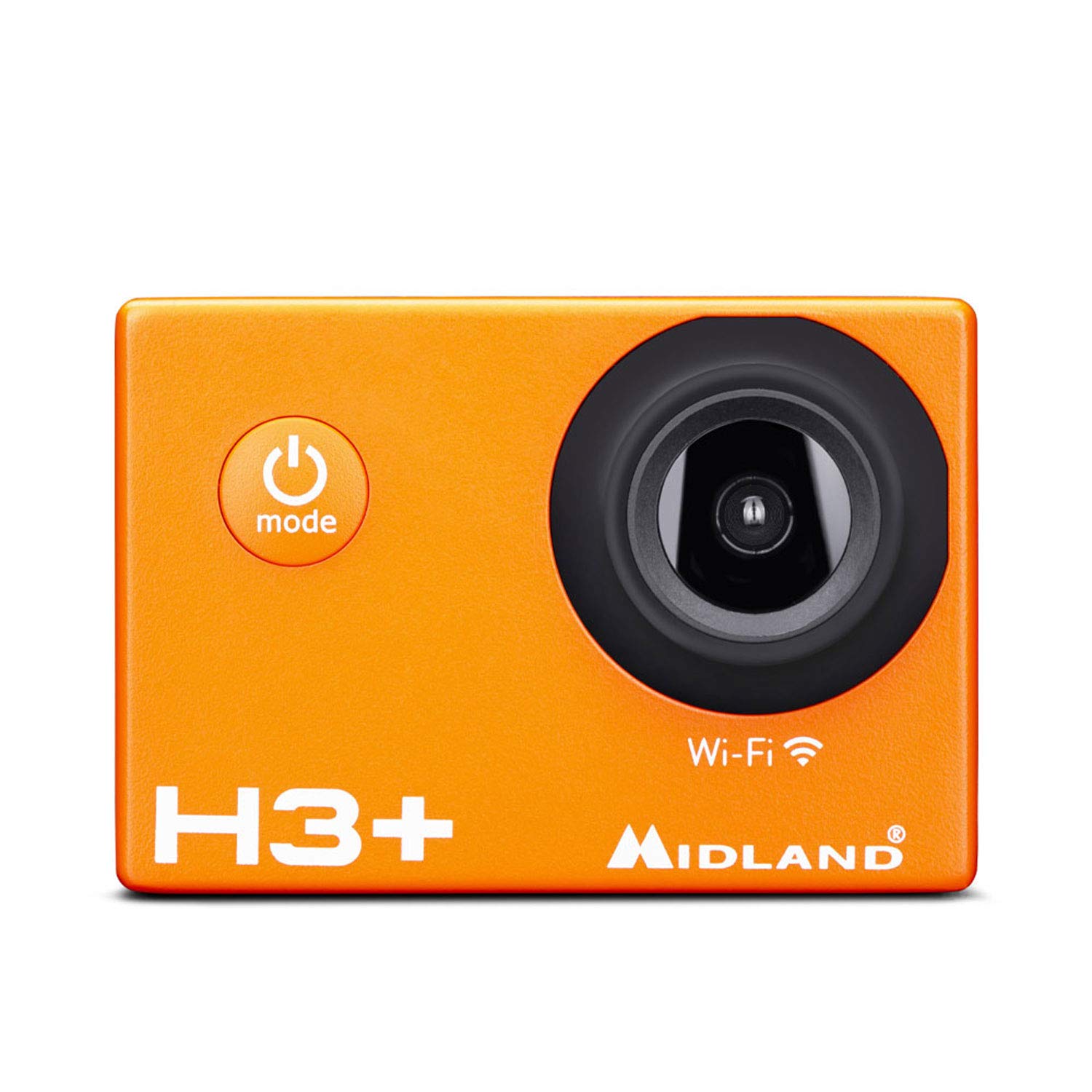 Midland - H3+ Action Camera Full HD, Wi-Fi Videocamera and Dash Cam with Stabiliser, Sports Underwater Camera with 30m Waterproof Case, 16MP - Motion Detection Function