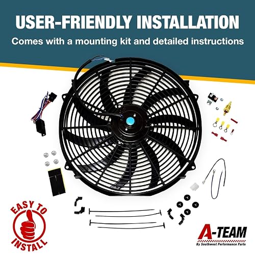 A Team Radiator Cooling Fan A-Team Performance Radiator Electric ...