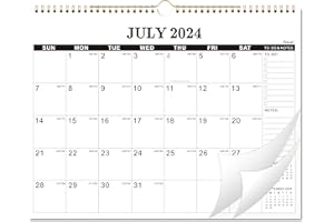 FETEULO 2024-2025 Calnedar - Calendar 2024-2025, JUL 2024 - DEC 2025, 18 Months Wall Calendar, 15”x 11.5", 2024-2025 Wall Calendar with To Do & Notes, Daily Blocks