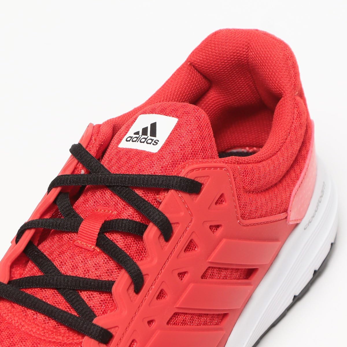 Amazon アディダス 大きいサイズ メンズ Cloudfoam Ortholite メッシュ ロゴ スリーライン ローカットスニーカー Galaxy 3 レッド 29 0cm スニーカー