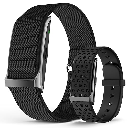 Smart Bracelet, Wearable Activity & Fitness Tracker Band, 24H Sleep Tracker, All-Day Continuous Heart Rate Blood Pressure Stress HRV Monitor, 120+ Sport Modes Smart Wristband with Free APP 2 Bands