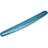3M Gel Wrist Rest for Keyboards, Soothing Gel Comfort with Durable, Easy to Clean Cover, 18", Fun Chevron Design (WR308-GR)
