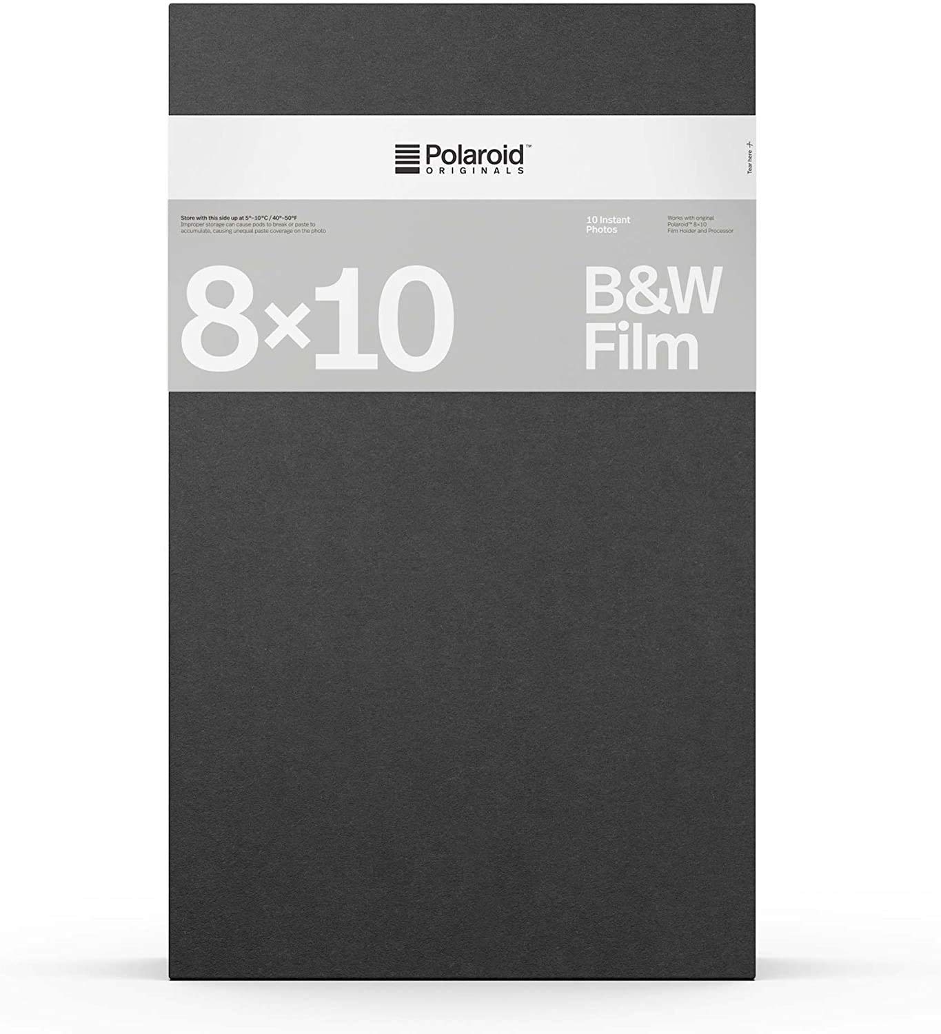 Instant film black and white for 8x10