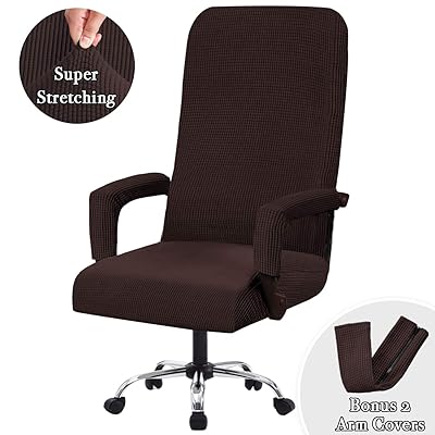 Stretch Office Chair Cover with Arm Covers Super Kuwait Ubuy