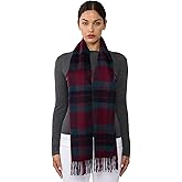 JENNIE LIU Women's 100% Pure Cashmere Scarf 75"x12" Cashmere Scarves for Women