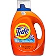 Tide Liquid Laundry Detergent, HE Compatible, Clean Breeze Scent, 64 loads, 84 fl oz (Packaging May Vary)