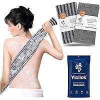 Exfoliating Back Scrubber, Korean Body Back Scrubber Towel for Shower, Japanese Exfoliating Bath Wash Scrub Cloth Washcloth W