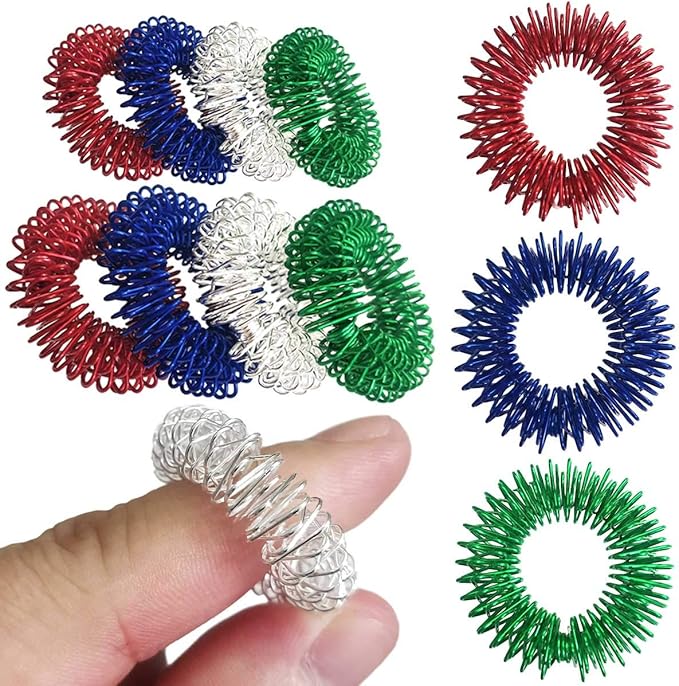 spiky sensory finger rings