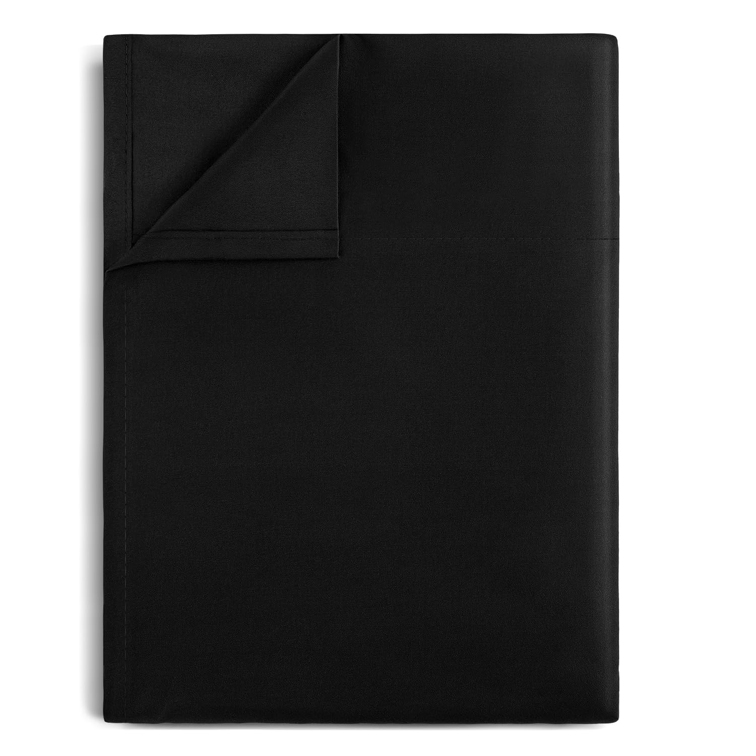 Lirex Flat Sheet, Double Size Extra Soft Brushed Microfiber Flat Sheet, Machine Washable Wrinkle Free Breathable