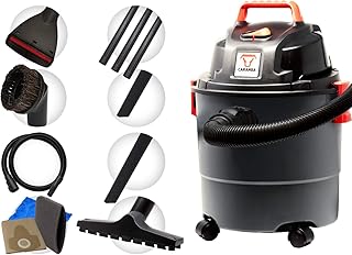 CARAMBA Auto 5.0 Nass Trocken Sauger - Staubsauger mit Blasfunktion mit 5 Düsen - perfekt abgestimmt für die Auto Innen Reinigung, Polster Sitze Fußmatten Kofferraum sowie zum trocknen und ausblasen