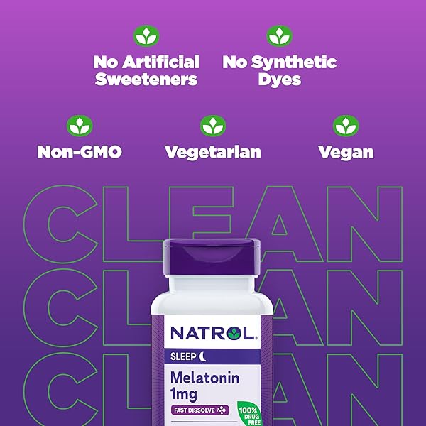 NATROL FAST DISSOLVING MELATONIN – 1 MG – 90 TABS