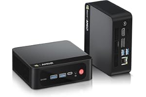 Beelink SER5 Mini PC,AMD Ryzen 5 5500U(6C/12T,up to 4.0 GHz),Mini Computer 32GB DDR4 RAM 500GB M.2 SSD Graphics 7core 1800MHz,Support 4K Triple Display/HDMI+DP+Type-C/Wifi6/BT5.2,Auto Power On