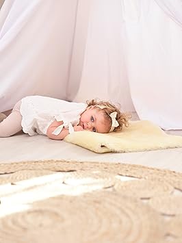 Baby Lammfell Naturform 85-90 cm