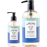 TUBBY TODD Bubble Bath for Kids, Toddlers & Babies - Hypoallergenic, Non-Irritating Sensitive Skin Bubble Bath - 2 Pack, 25 fl oz & 8 fl oz - Lavender Rosemary