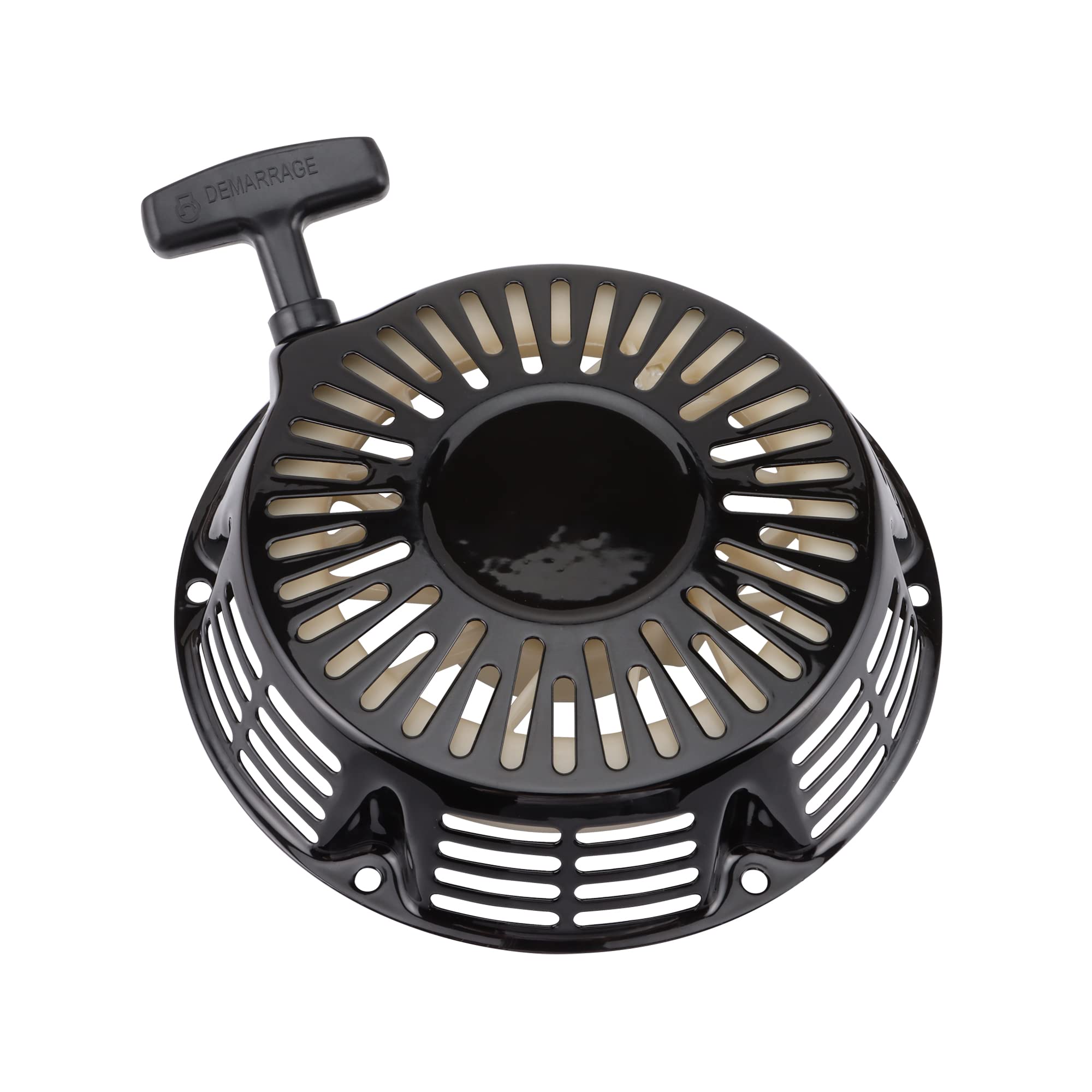 WOOSTAR Recoil Pull Starter Replacement for Wen Power Pro Model 5500 Generator GX390 GX340 GX610 GX620 188F 11/13/18/20 HP Engine Assembly Black
