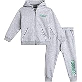 Volcom Infant Baby Boys Tracksuits - 2 Piece Soft Fleece Full Zip Up Hoodie and Jogger Pants Set for Toddler Boys (12M-7)
