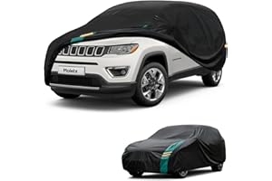 Molebt Compact SUV Car Cover Waterproof All Weather, Universal Fit for Kia Soul, Subaru Crosstrek, Honda HR-V, Nissan Kicks, etc. Rain Winter Sun Protection. (Length: 171"-181")