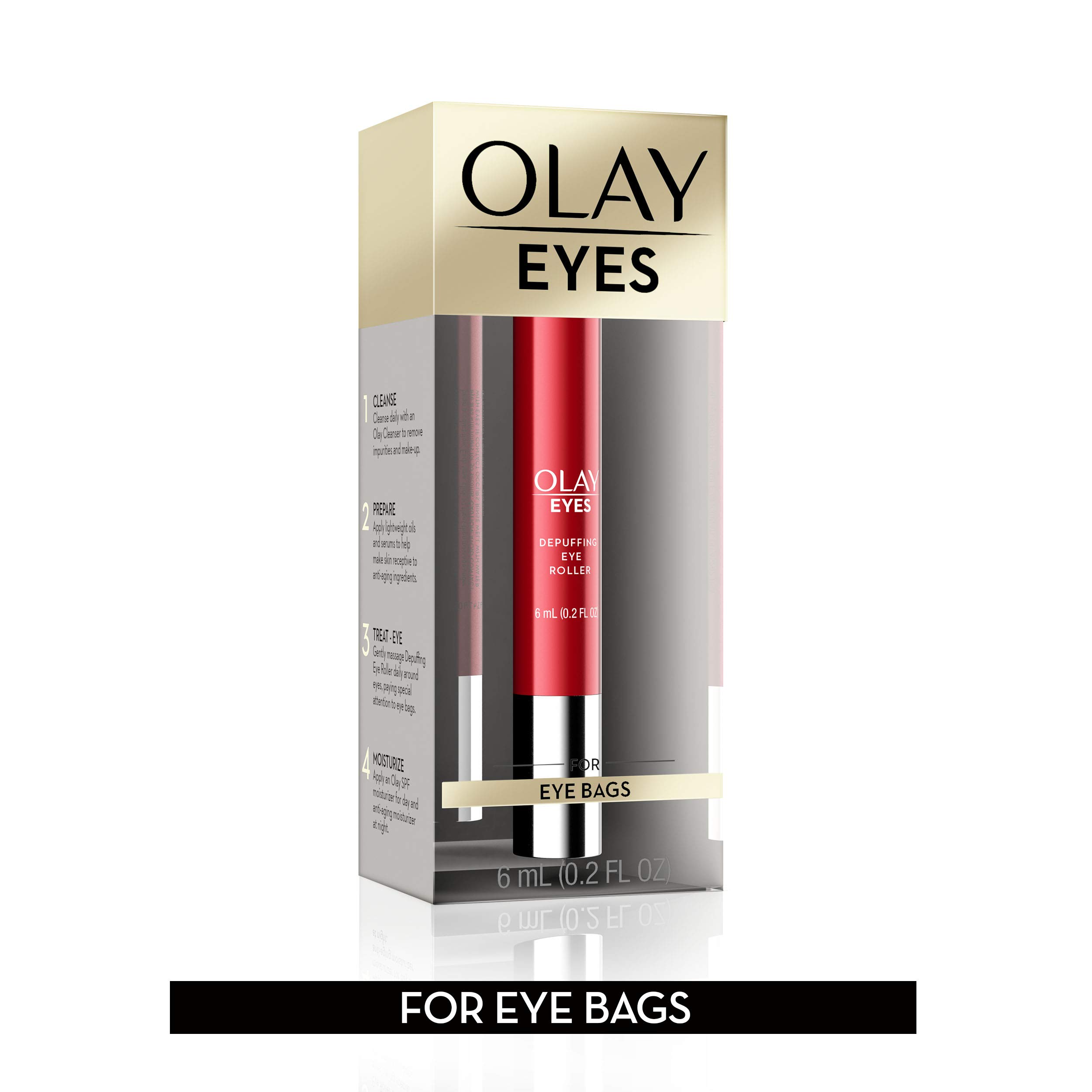 Eye Treatment by Olay Eyes Depuffing Eye Roller with Vitamin E Massages