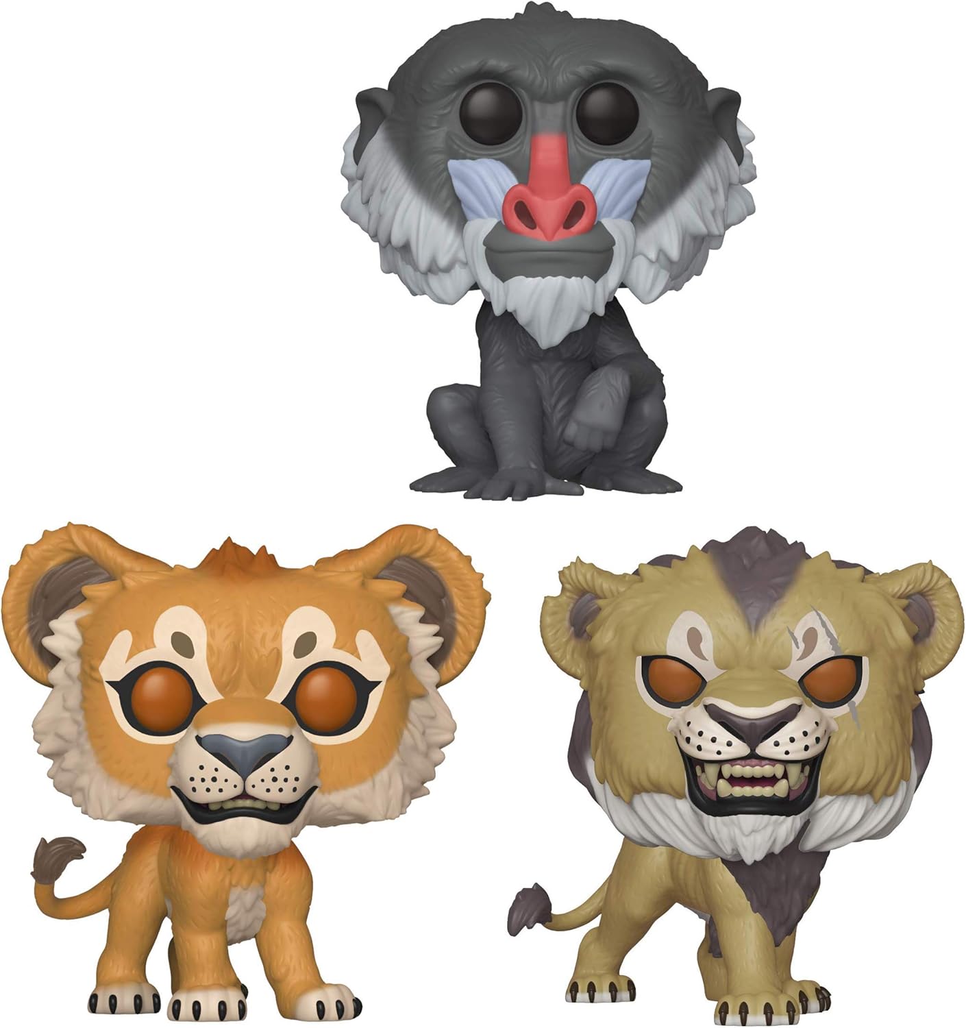 Amazon Com Funko Pop Disney Lion King Live Action Simba Scar