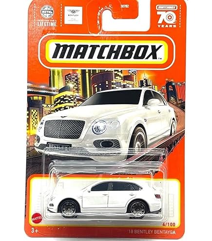Amazon.com: Matchbox Bentley-Continental, Moving Parts 1/54 : Toys