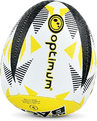 Optimum Rugby Bounce Back Solo Skills Ball 410g Size 4 2-Ply Rebound