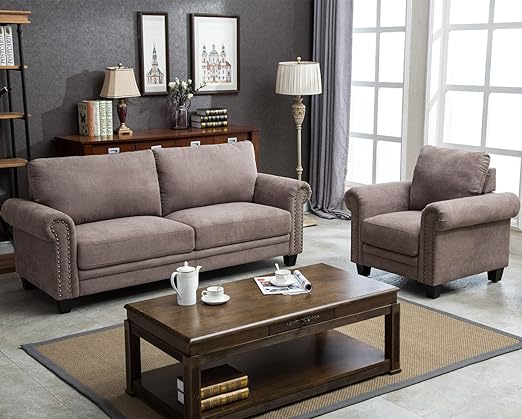 Amazon Com Harper Bright Designs 2 Pieces Sectional Sofa Couches