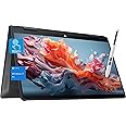 HP Pavilion x360 2-in-1 Laptop (14" FHD Touchscreen, Intel 6-Core i3 (> i5-1235U), 8GB RAM, 512GB SSD, Active Stylus) for Creator, Streaming, Traveling, Long Battery Life, Webcam, Win 11 Pro, Blue