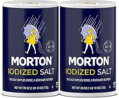 Morton Iodized Salt, All-Purpose, (26 oz), 2-Pack - All-Purpose, Perfect for Cooking & Table Use