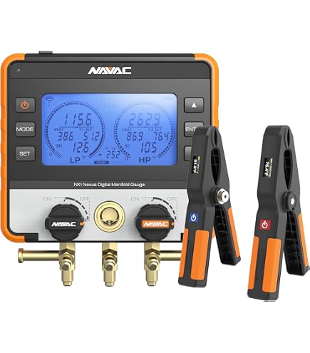 NAVAC NX1V Nexus Digital Manifold Gauge - Bluetooth, A2L