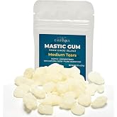 Eastanbul Mastic Gum Chewing Gum Medium Sized Natural Tears of Chios,0.53oz | Mastic Chewing Mewing for Jawline, Sugar Free, Natural in Resealable Bag Chios Mastiha Greco, Greek Mewing Jawline
