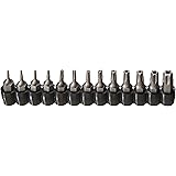 ARES 70093-13-Piece Tamper Resistant Star Bits - S2 CNC'd Security Bits - Storage Holder Included