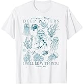 Christian Ocean Animal Coastal Sea Life Jesus Bible Verse T-Shirt