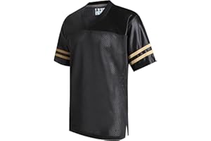 D DEHANER DEHANER Retro Classic Football Jerseys for Men Unisex Workout Dry-Fit Shirts Sports Uniforms Casual Tops