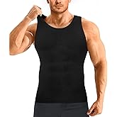 Eleady Sleeveless Compression Shirt Mens Shaper Tank Top Slim Fit Slimming Undershirt