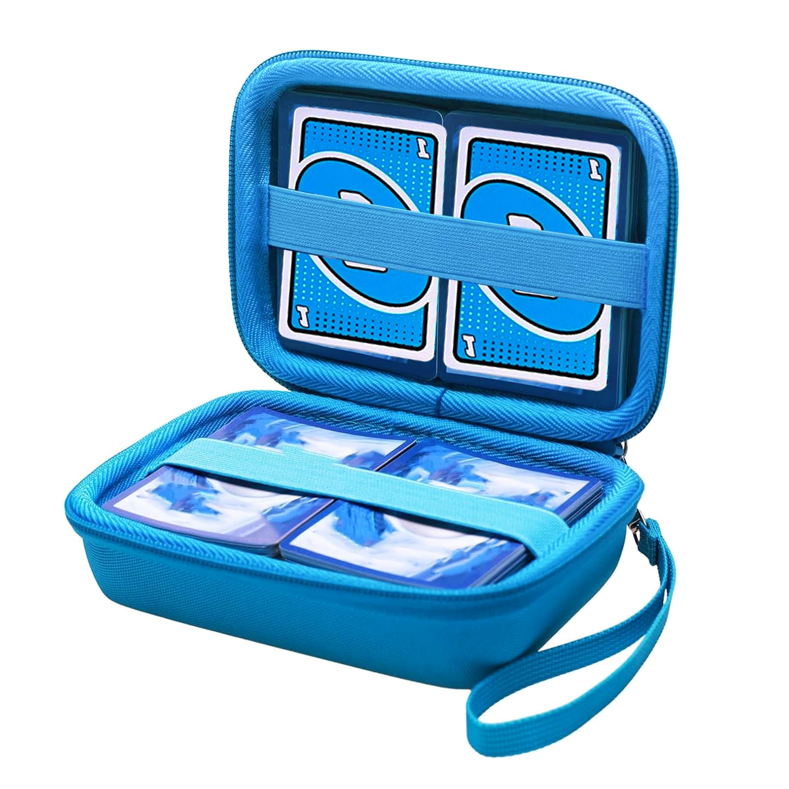 LFBEST Playing Card Case Holds up to 300+ Game Cards, Portable UNO Card Game Case Holder, Playing Cards Storage Box for UNO Card Travel Outdoor Gaming Camping Storing